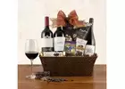 Satisfy your cravings with our gourmet food and wine pairing basket