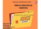 DIRCO APOSTILLE SERVICE