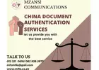 CHINESE DOCUMENT AUTHENTICATION SERVICES