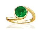 Purchase Round Shape Emerald Solitaire Ring