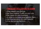 Get free High DA Backlinks through Articles