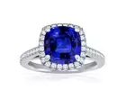 Best Classic Square Cushion Untreated Natural Gemstone Rings (2.14 Carats)