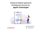 Experience Team for Enterprise Mobile Application Development Services
