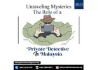 Unraveling Mysteries The Role of a Private Detective in Malaysia
