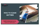 How to clean Gutters