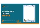 Premium Menu Card Design Service Provider