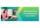 An Easy Method To Resolve QuickBooks Error 15271