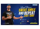 Positive Vibes Sweat Smile And Repeat Gym T Shirt – Punjabi Adda