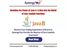 Unlocking Efficiency: Exploring Java Lambda with SynergyTop
