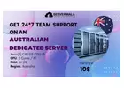 Get 247 Team Support on an Australian dedicated server with Serverwala