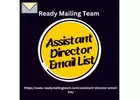 Ready Mailing Team's Assistant Director Email List – Your Strategic Arsenal for Targeted Success