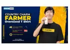 Crop Comfort Farmer Oversized T Shirt – Punjabi Adda