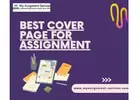 Elevate your Cover Page For Assignments with My Assignment Services 
