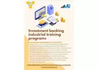 Investment Banking Industrial Training Programs