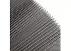 Europe Pleated Mesh/Pleated window screen/Polyester Plisse Screen