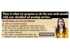 Free Classified Ad Posting Software