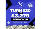 Turn $20 Into $3000+ Monthly Residual Income