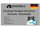 Purchase The Best VPS Server Germany - Serverwala
